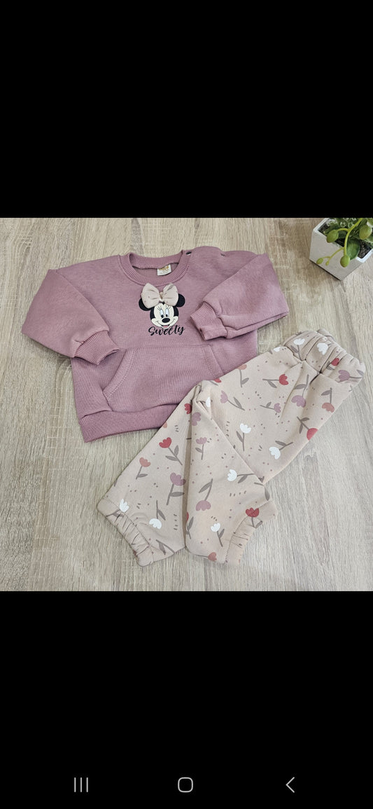 Minnie sweety set fleccee