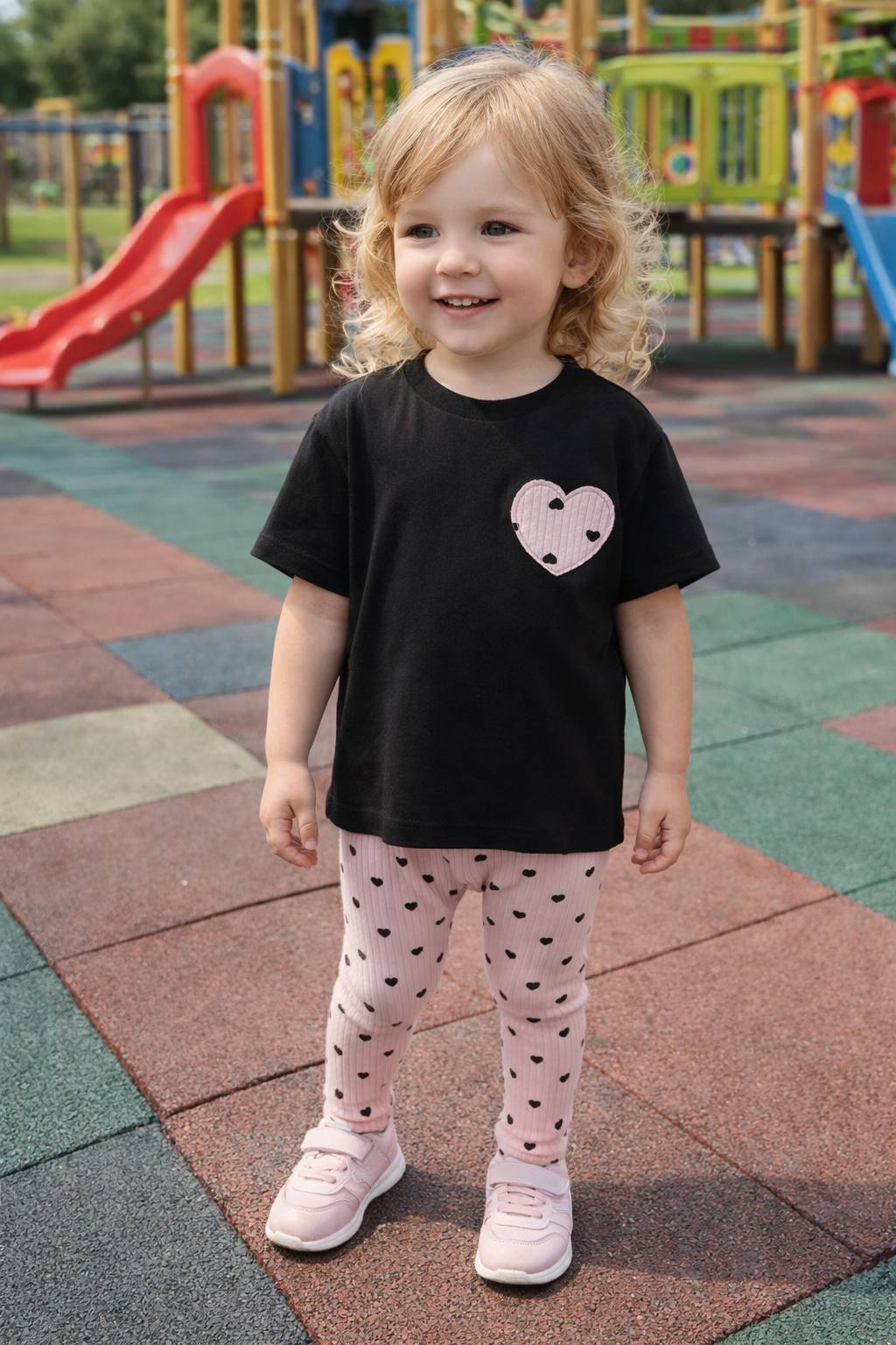Heart black set-liliboom