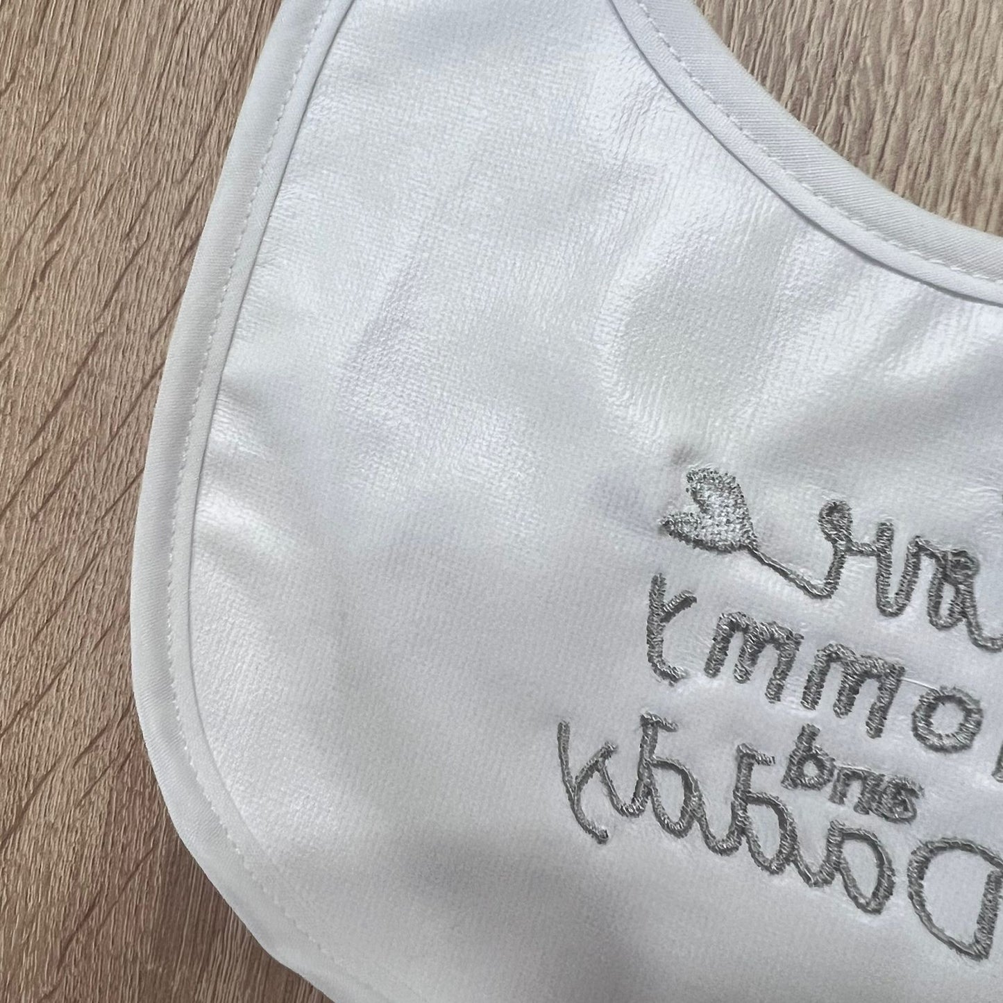 Bibs white printed