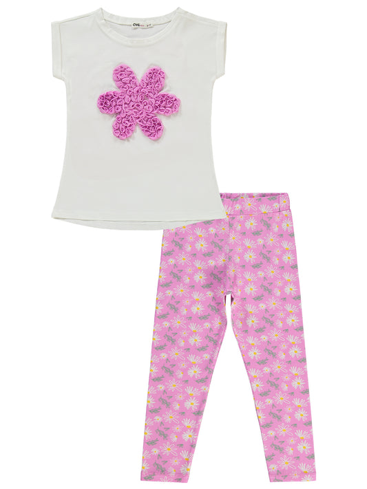 Flower pink set - civil