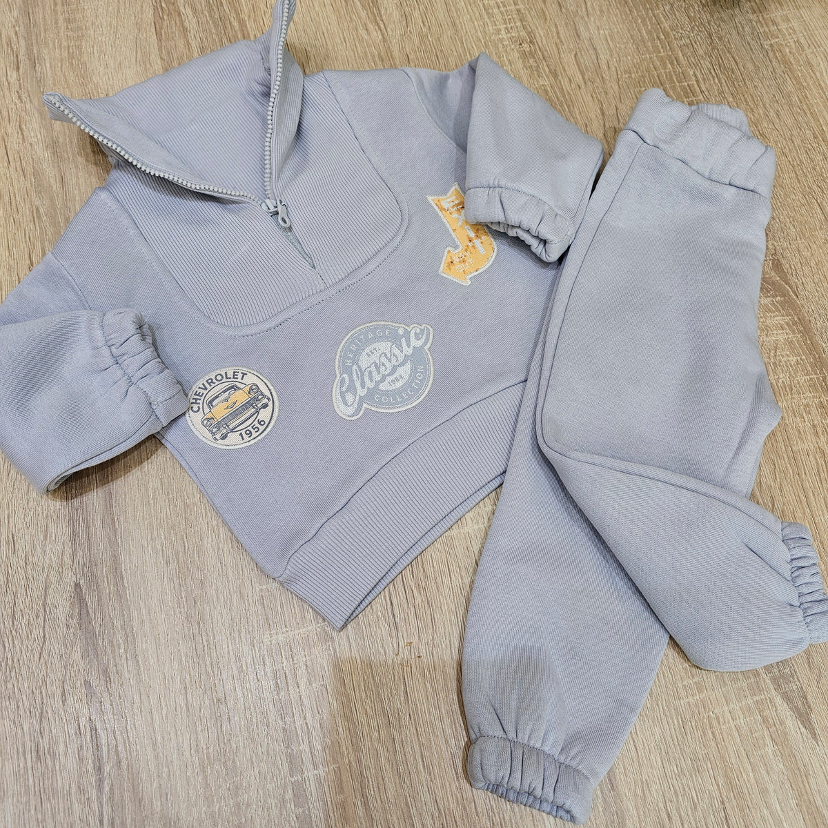 Classic Grey- bebico Fleece set