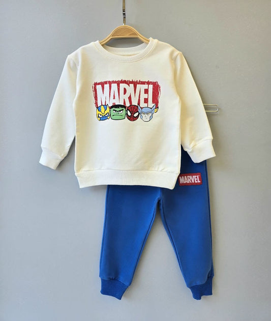 Marvel blue  pant - cotton