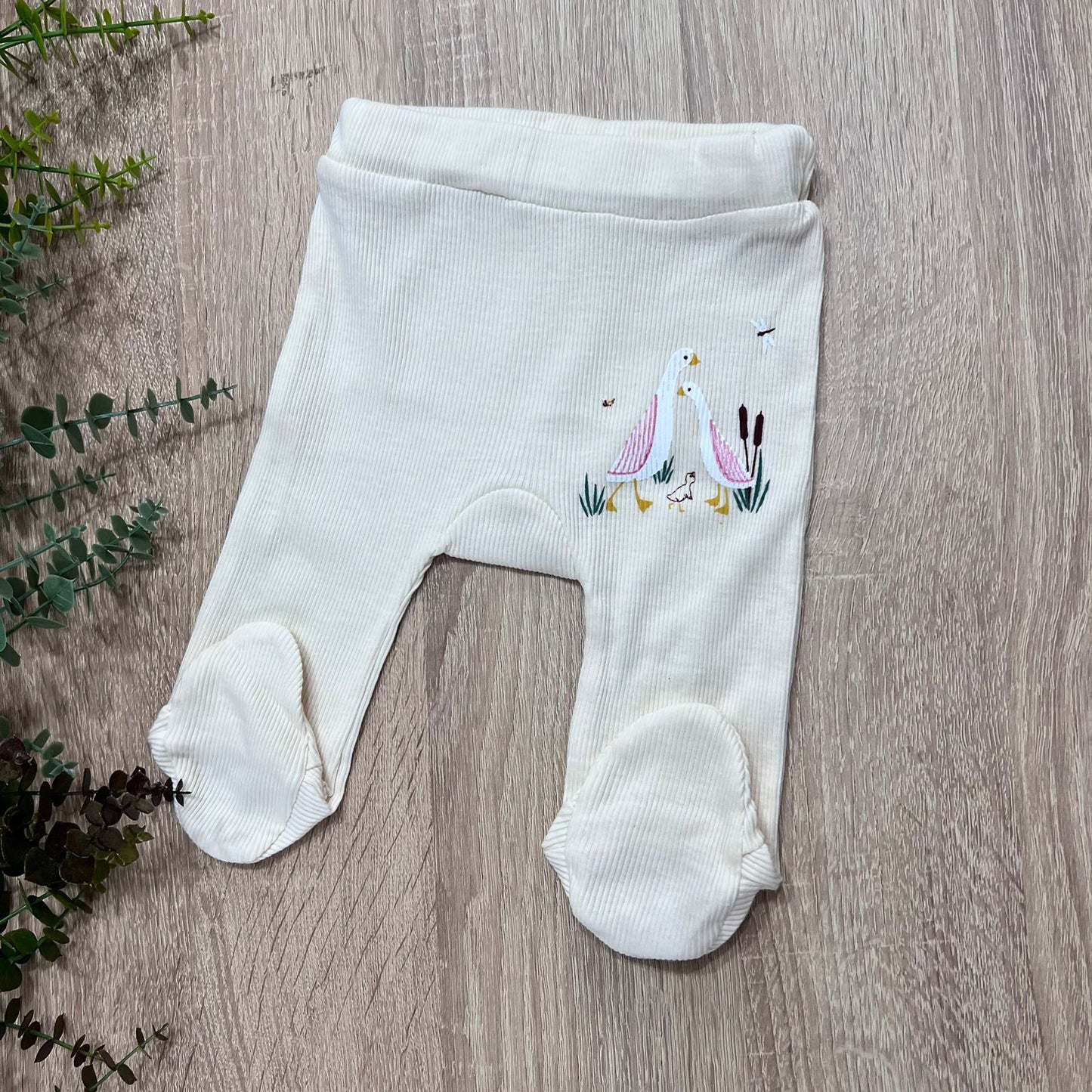 White Body + pant beige cotton