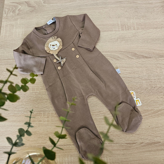 Tiger cotton overall- miniborn