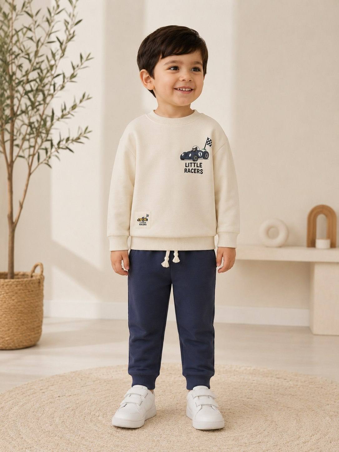 Racer Navy- Cotton Set