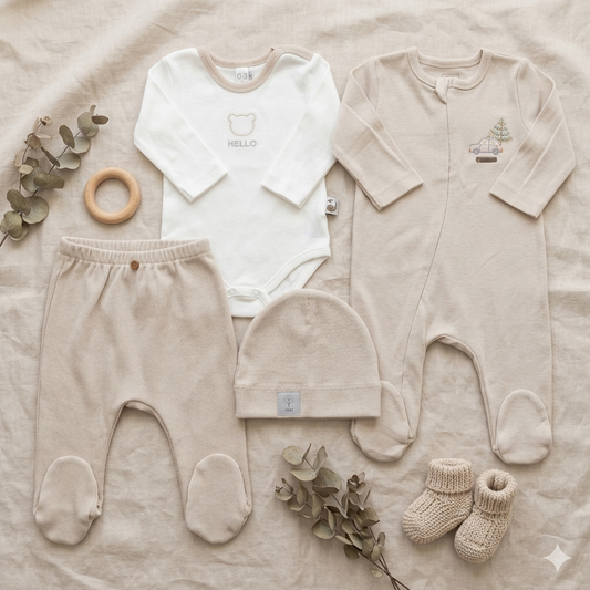 Bear 4 pieces set - Caramell