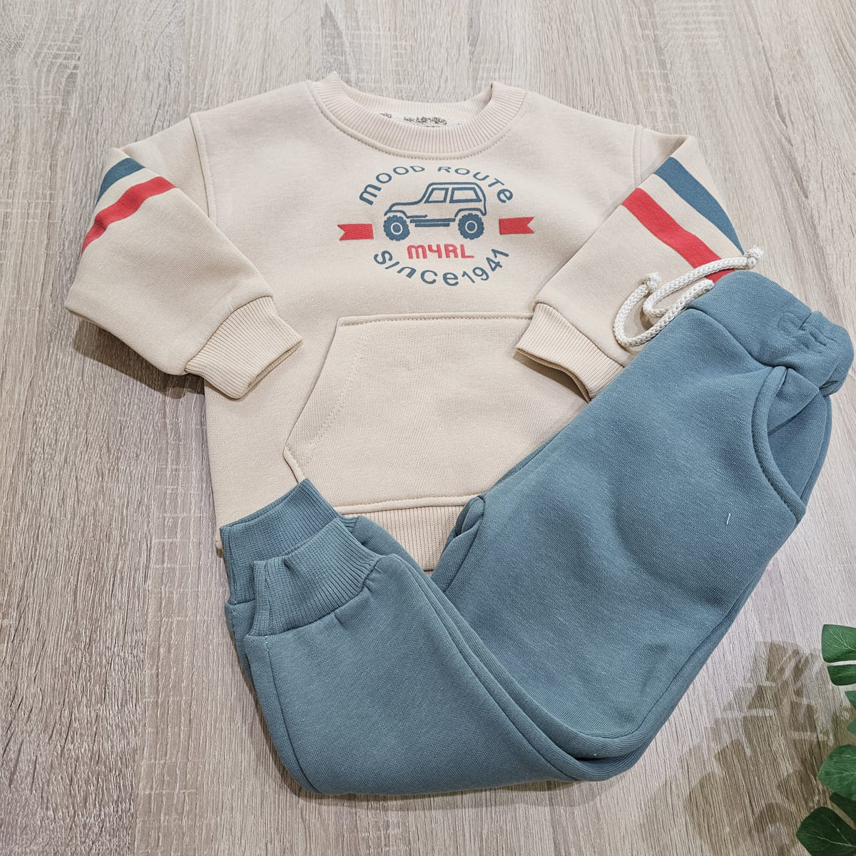 Mood route green_Fleece set