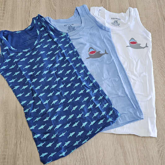 Shark flannel 3 per pack  - cotton