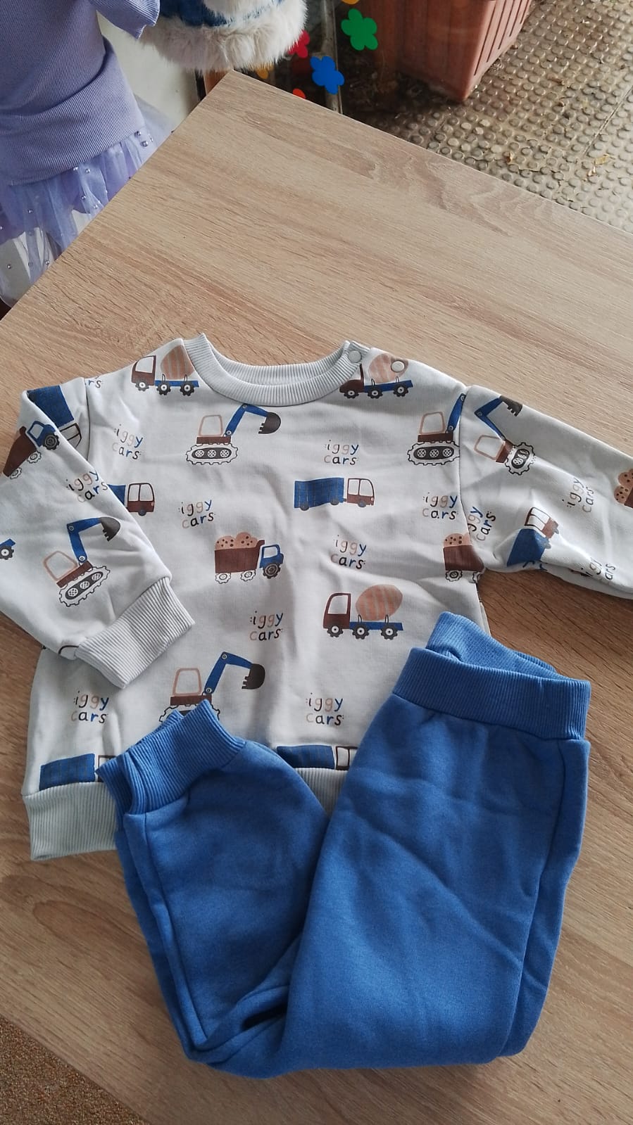 Cars Blue_Iggy-  FLEECE SET
