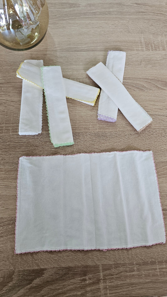 Pack of 6 cotton towels (20*30cm)