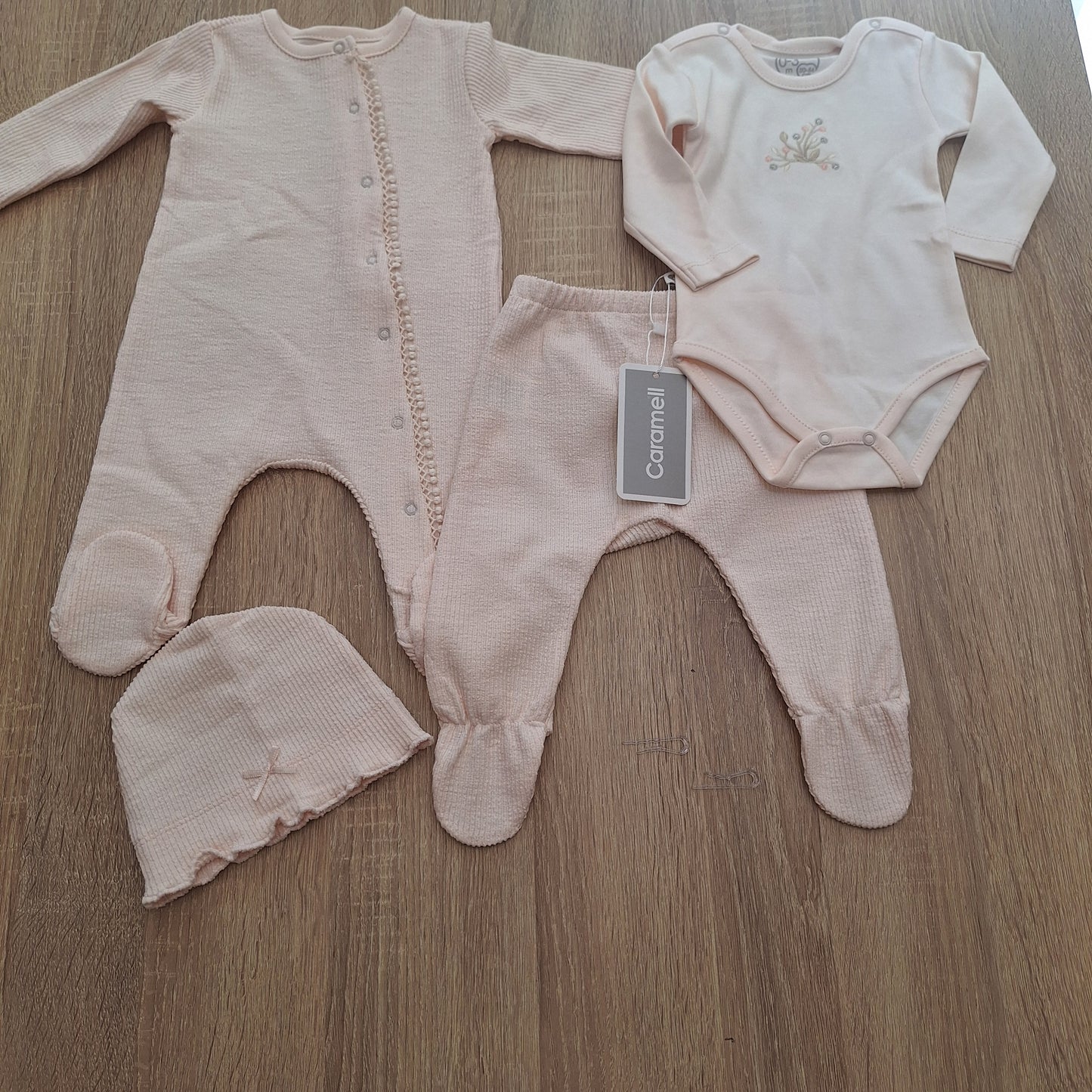 Classik overal pack of 4 pices caramell