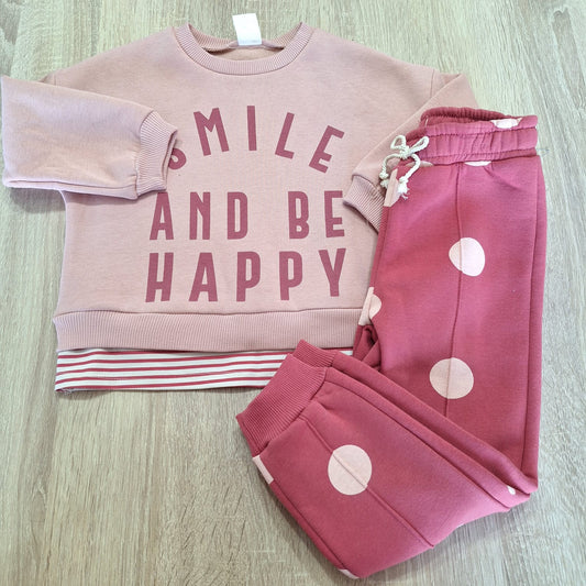 Smile and be happy- fleece