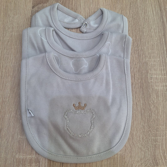 Crown bibs- 3 pieces in one pack