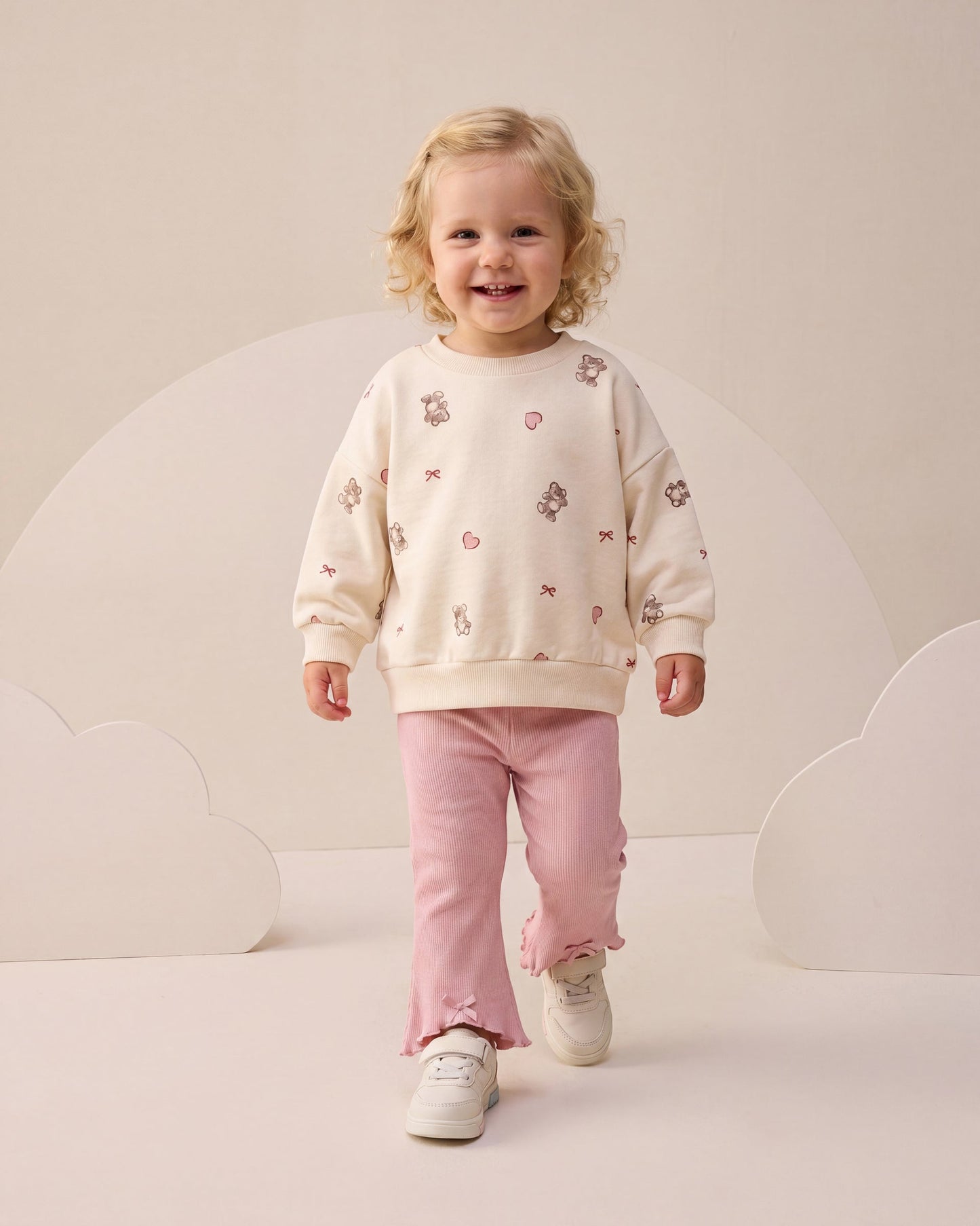 Teddy Bear Pink - cotton set