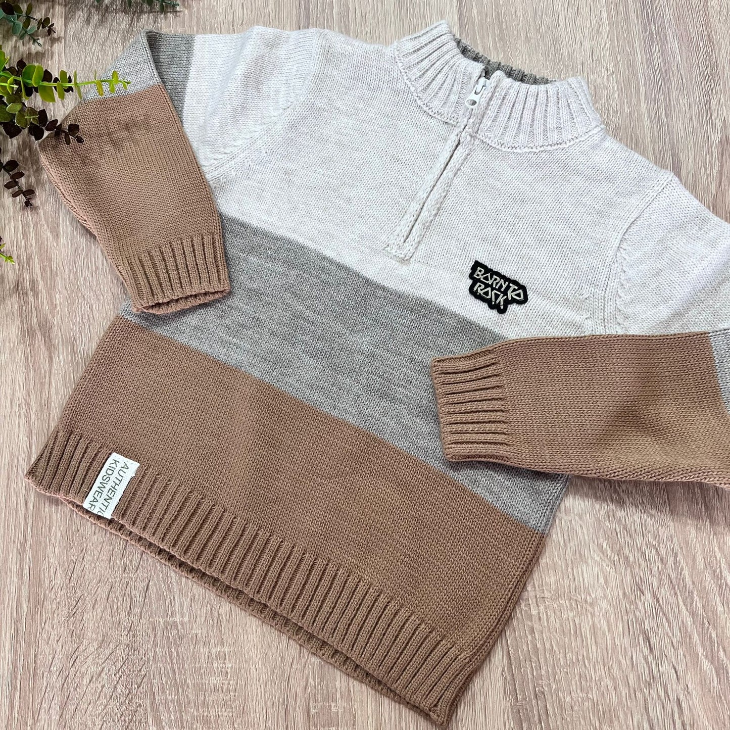 Bornts rock brown/ wool sweater