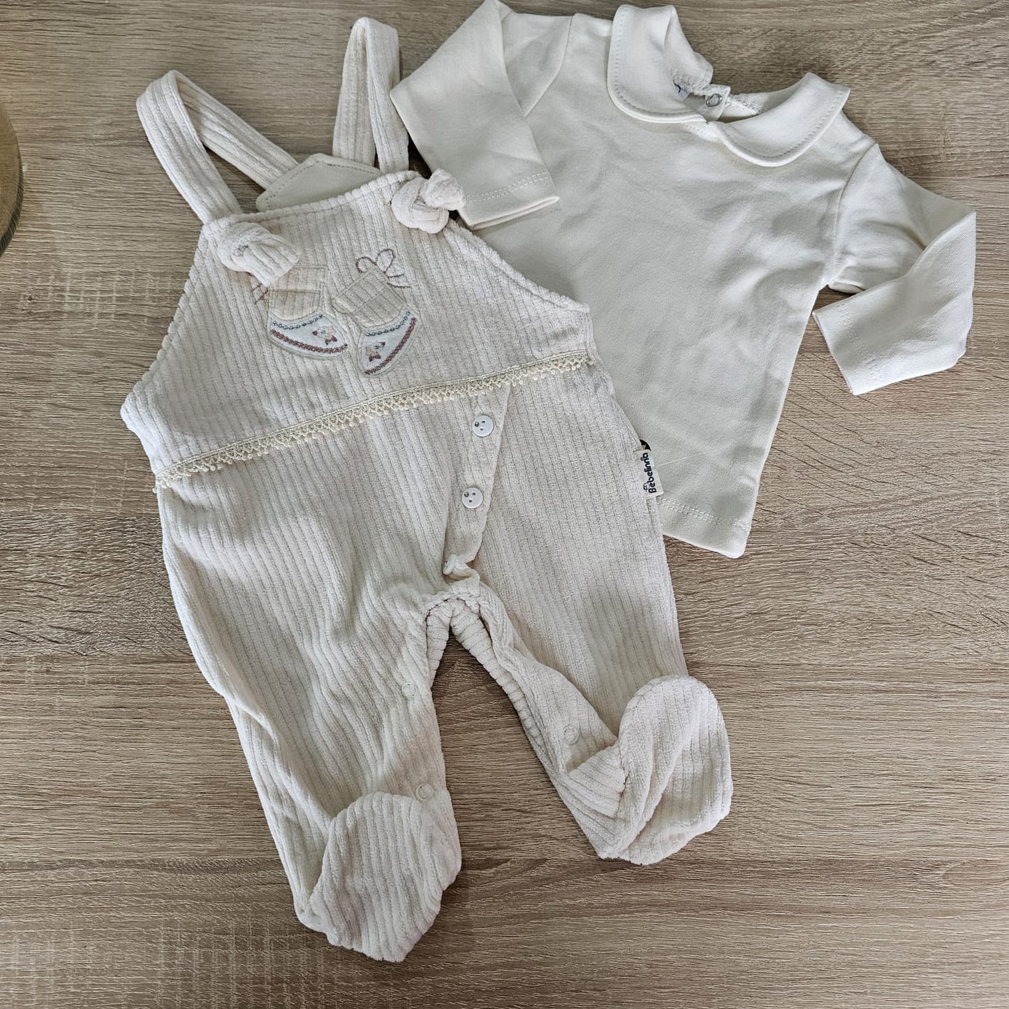 Nude overall- bebelinna
