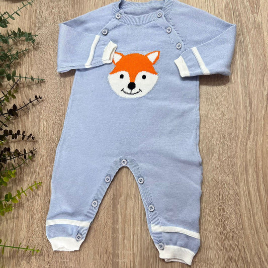 Fox 🦊- light blue - wool