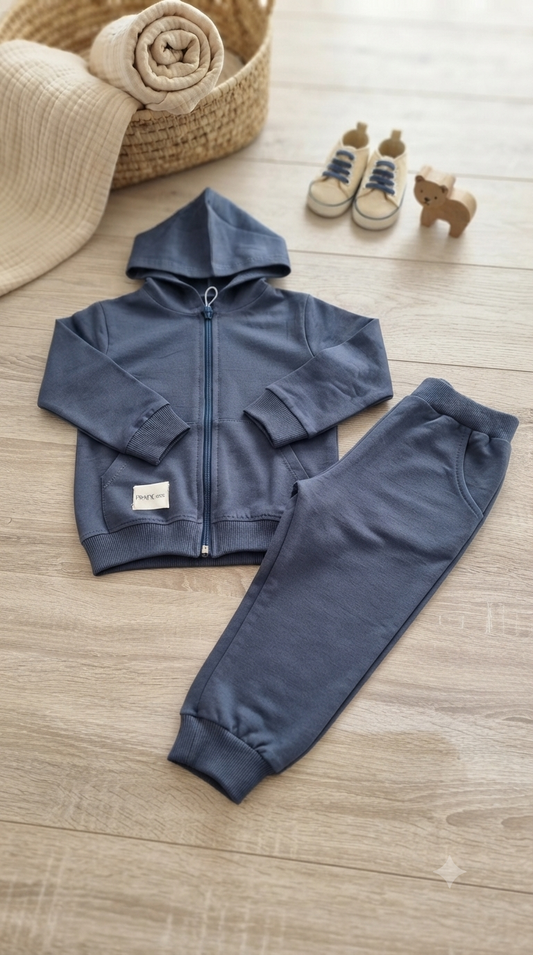 Cotton set navy  pratik
