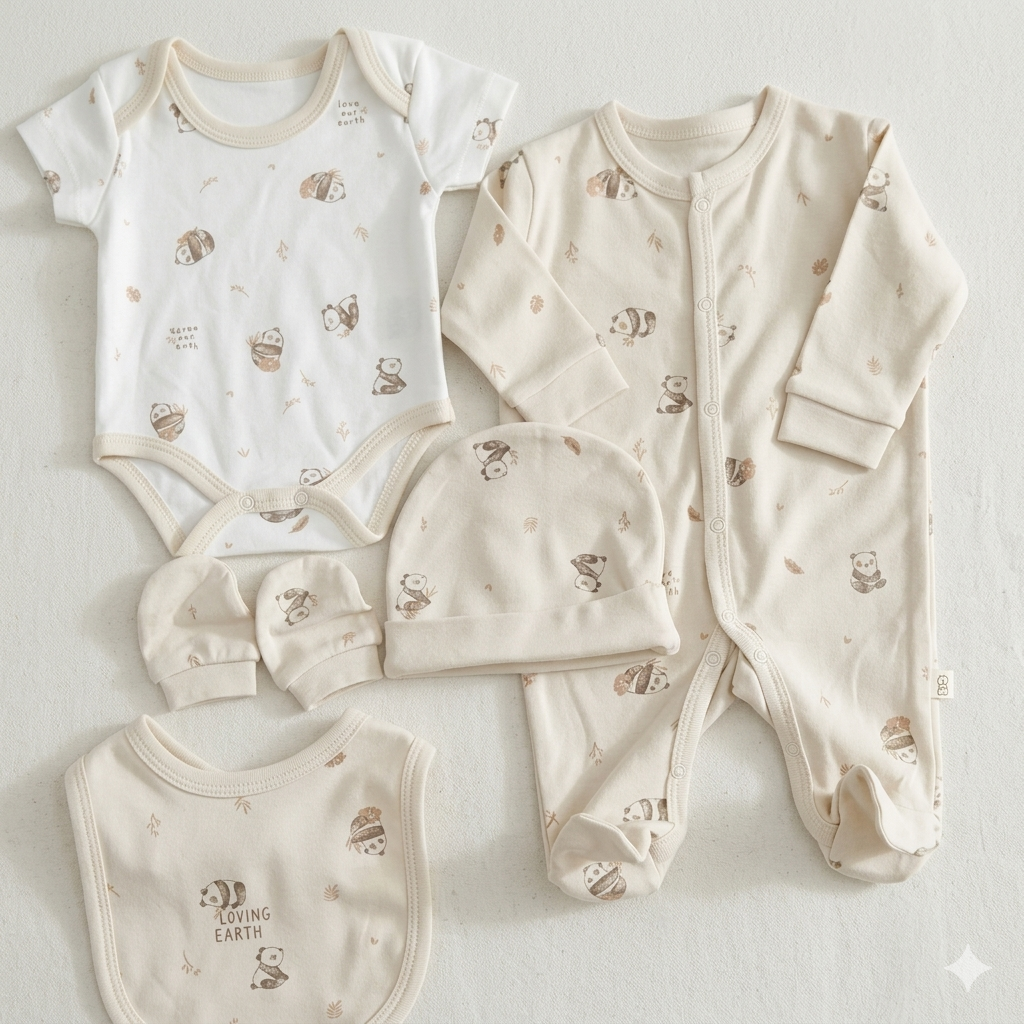 Nude Panda hospital set - 6 pieces