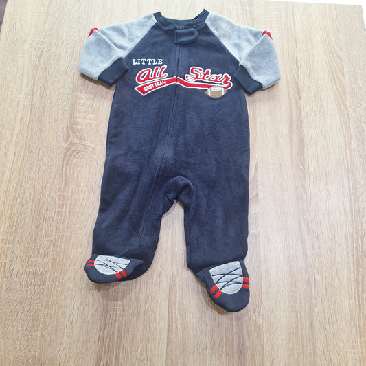 All star navy velvet overall