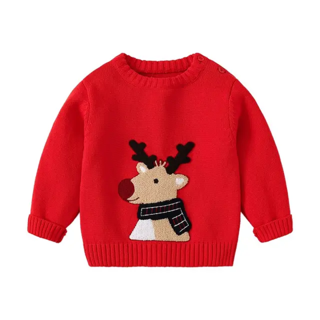 Deer red -  christmas sweater