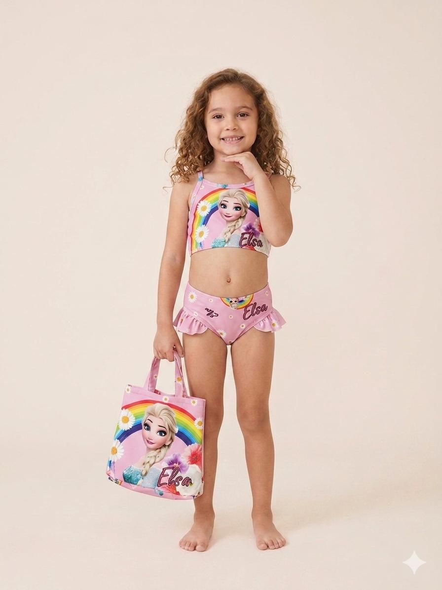 Elsa swimsuit - 3 pieces set